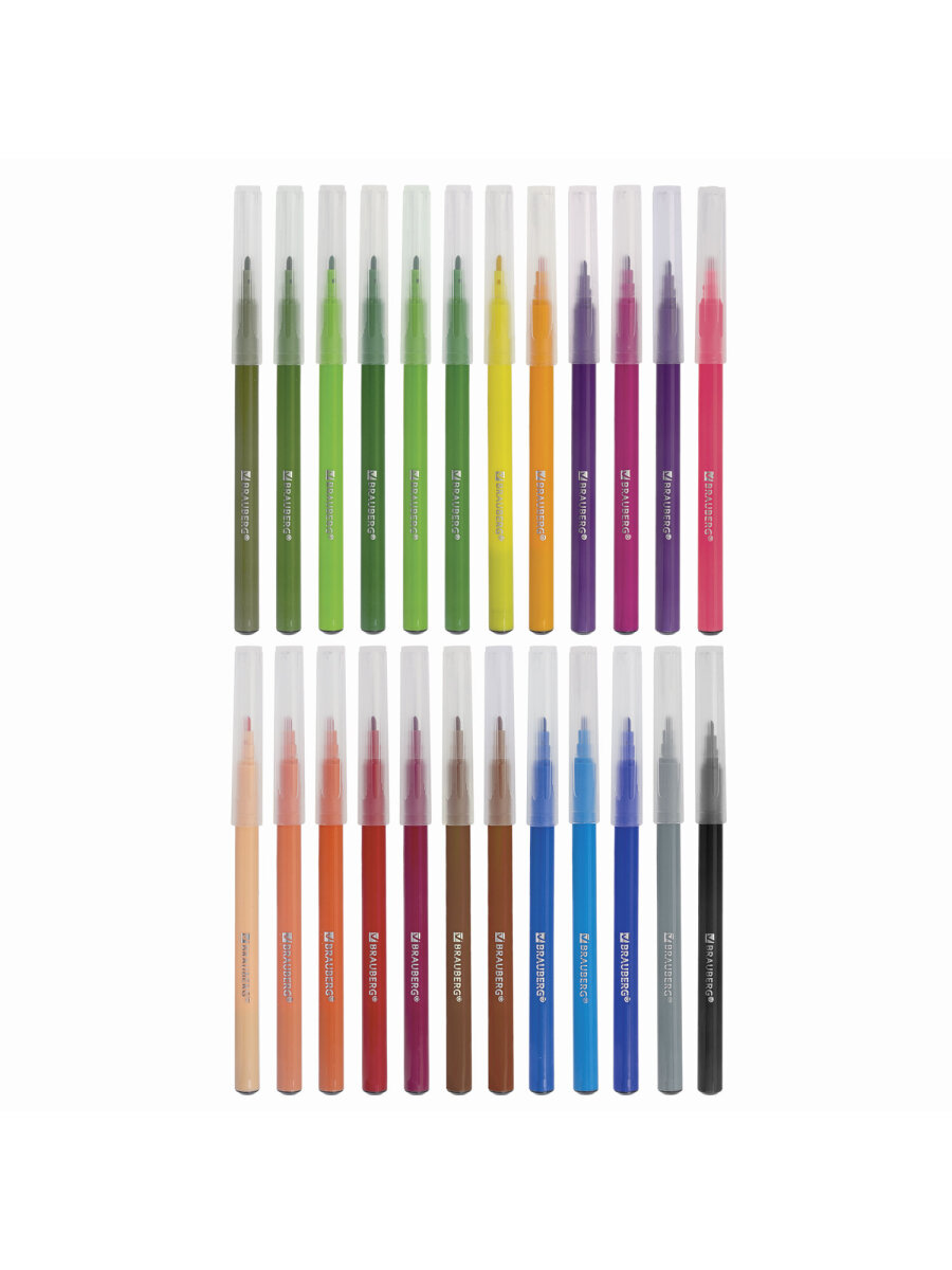 Фломастеры Brauberg 24 цв. - фото 8