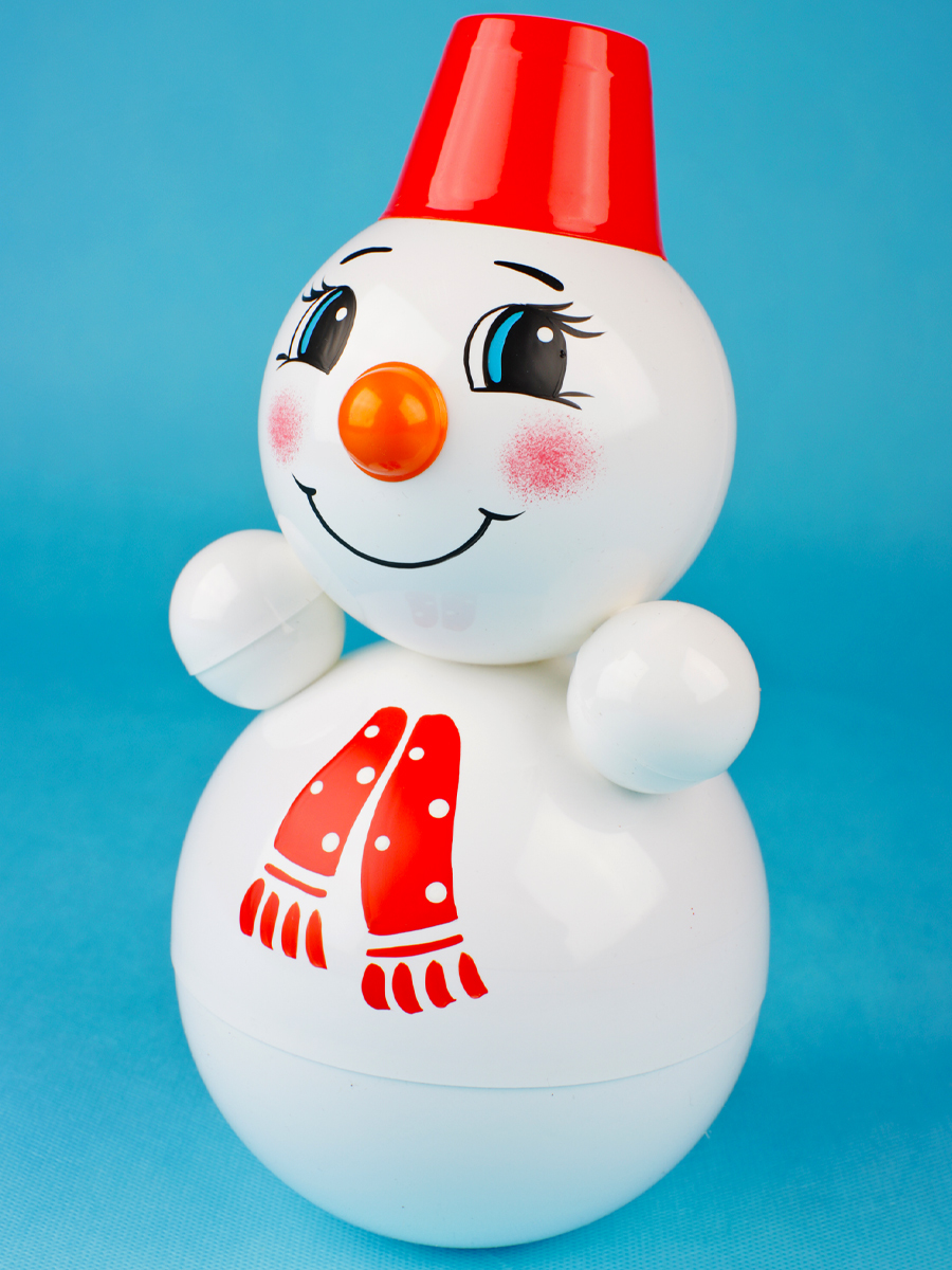 Игрушка Котовские неваляшки неваляшка Снеговик - фото 3
