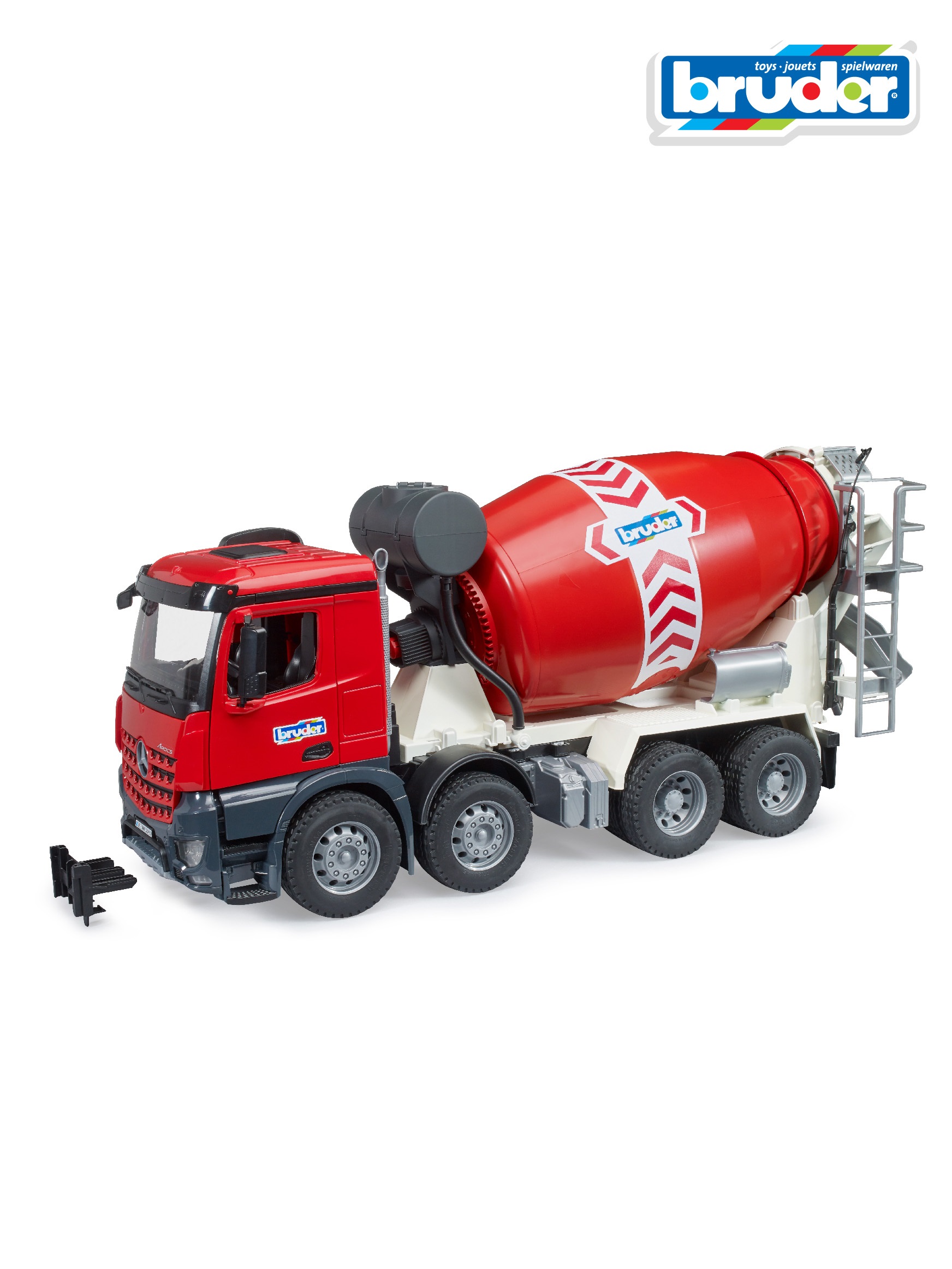 Бетономешалка Bruder Mercedes (красный) 03-655 - фото 1