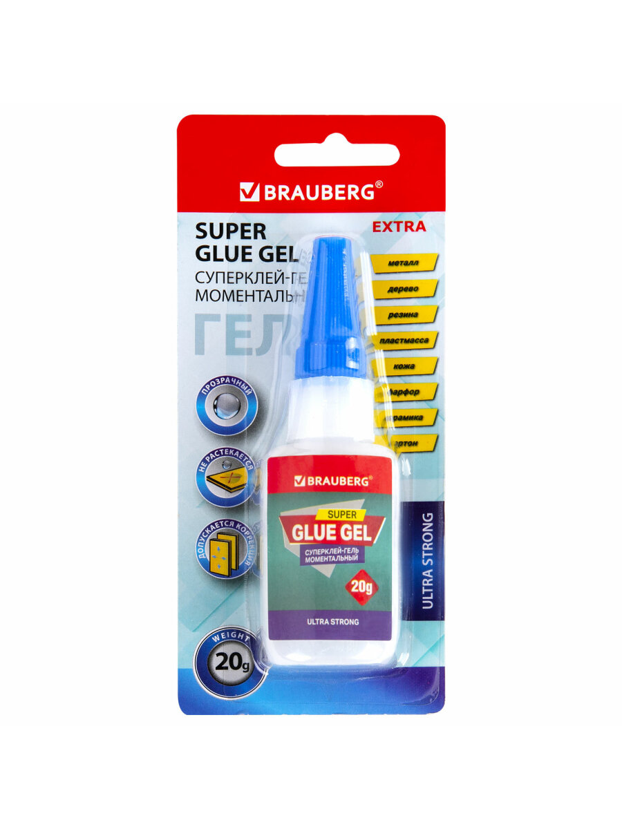 Клей Brauberg гель момент ультрапрочный - фото 5