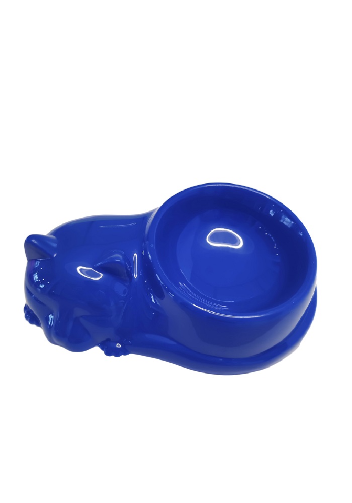 Миска пластиковая Lilli Pet в виде кошки 280 мл - фото 1