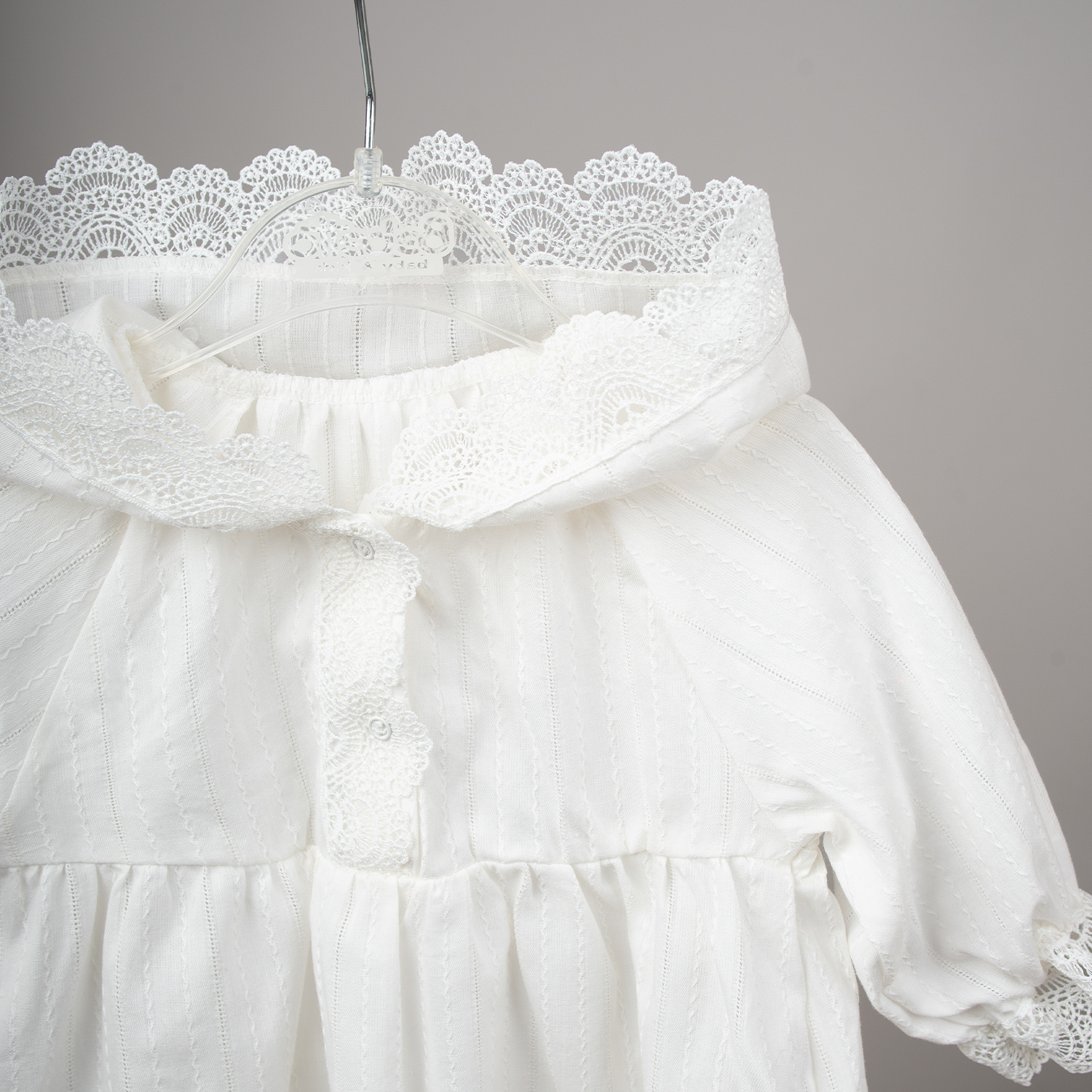 Платье крестильное LEO 7004А_молочный - фото 8