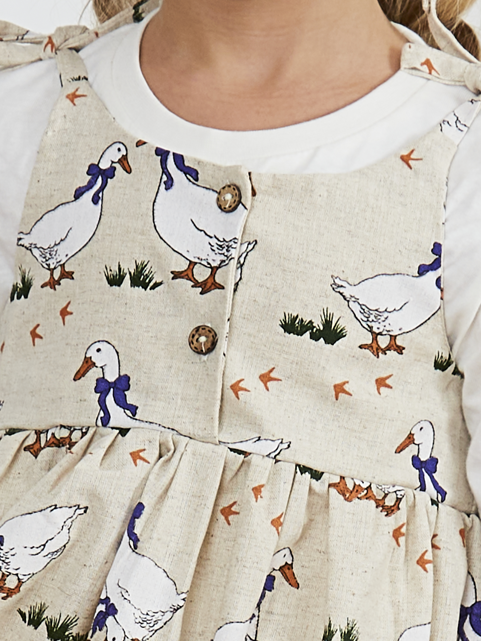 Сарафан MOUN сарафан_девочки_гуси - фото 5