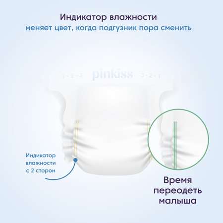 Подгузники Pinkiss Premium NB (0-5 кг) 32 шт.
