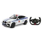 Машина Rastar РУ 1:14 BMW X6 Police Белая 99200P