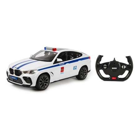 Машина Rastar РУ 1:14 BMW X6 Police Белая 99200P