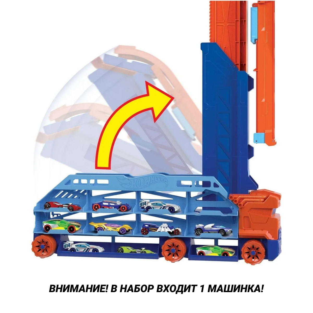 Трек Hot Wheels HDY92 грузовик с машинкой HDY92 - фото 6