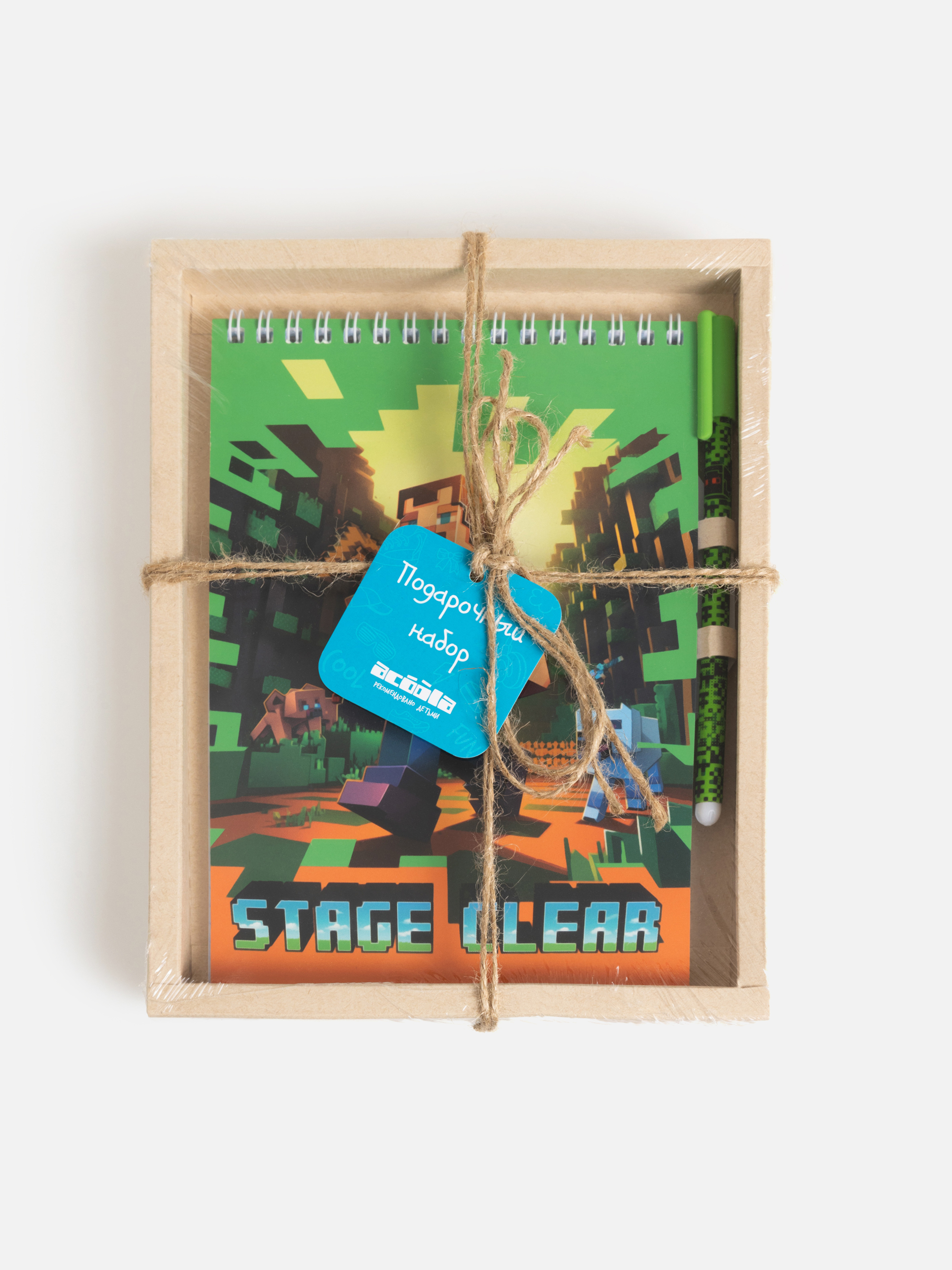 Набор канцелярский Acoola Новогодний 2 предм. - фото 2