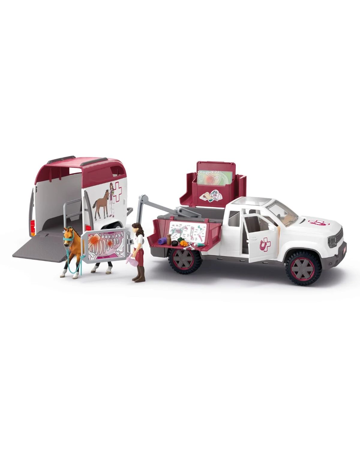 Игровой набор SCHLEICH Mobile vet with trailor - фото 2