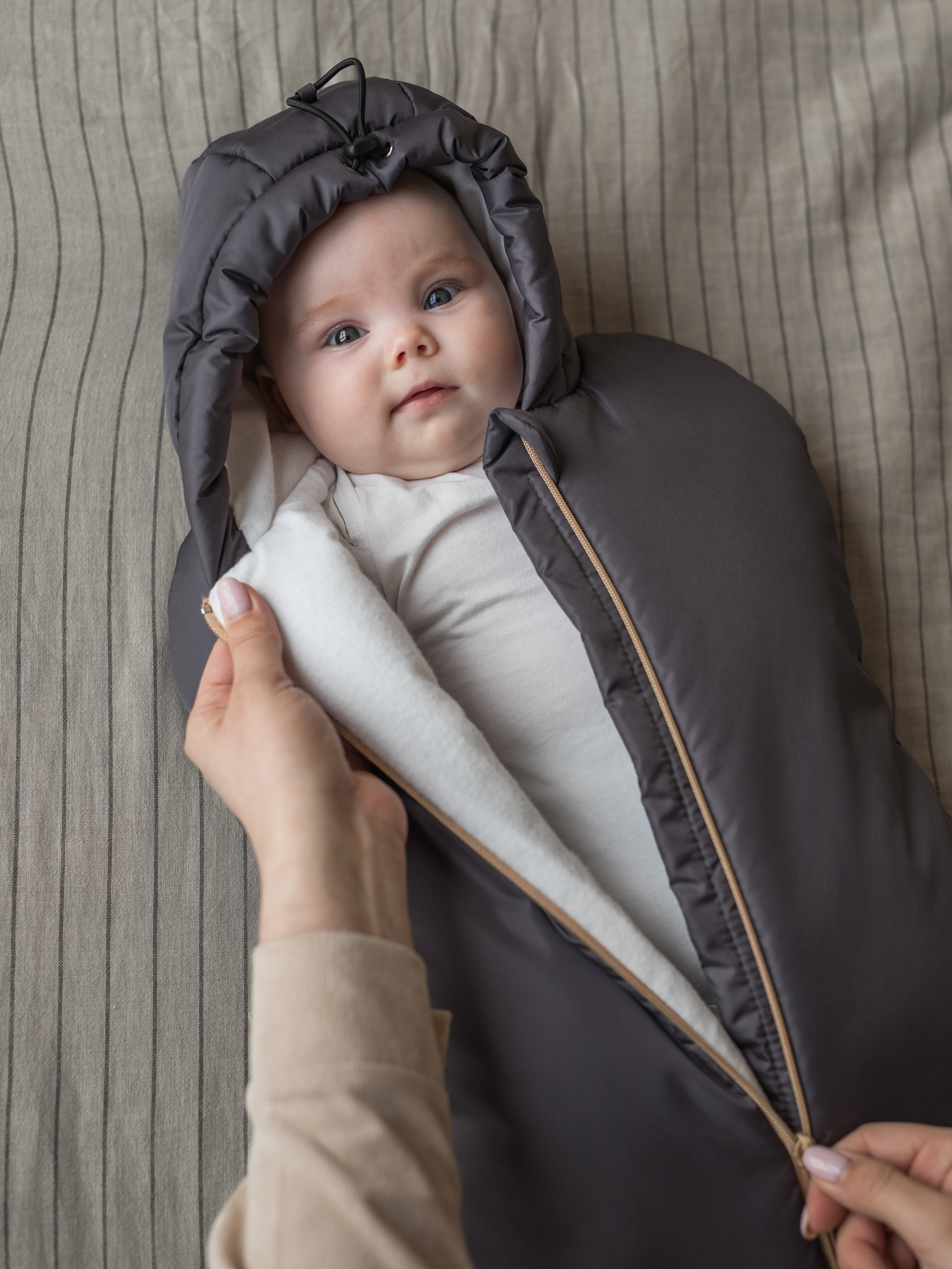 Конверт в коляску Little Kiddy серый - фото 15