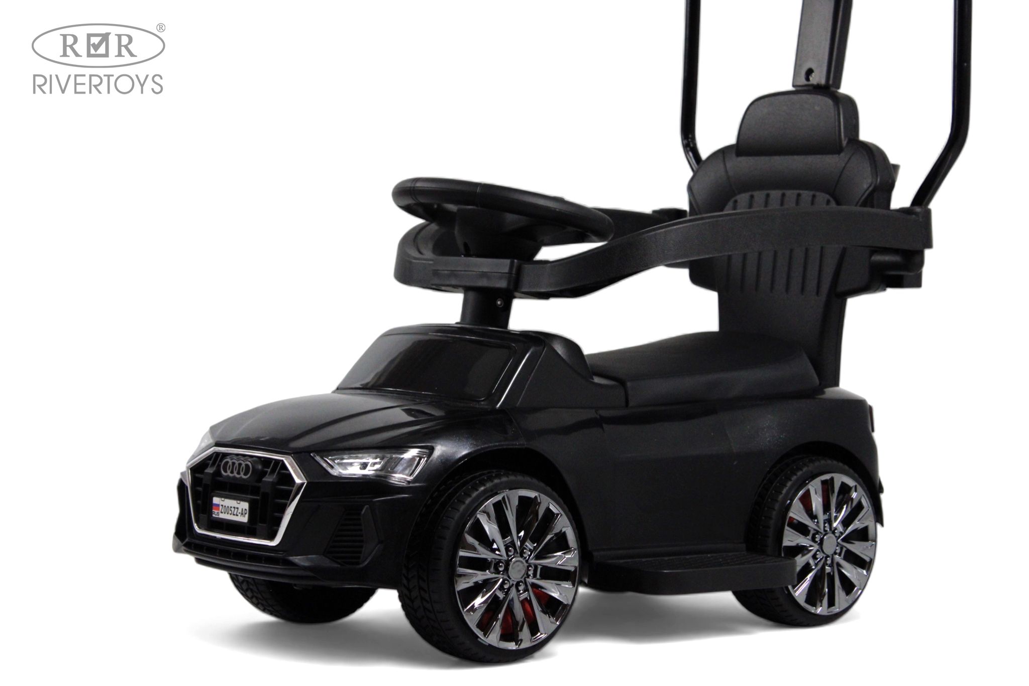 Каталка RIVERTOYS Z005ZZ-AP-BLACK черный - фото 9