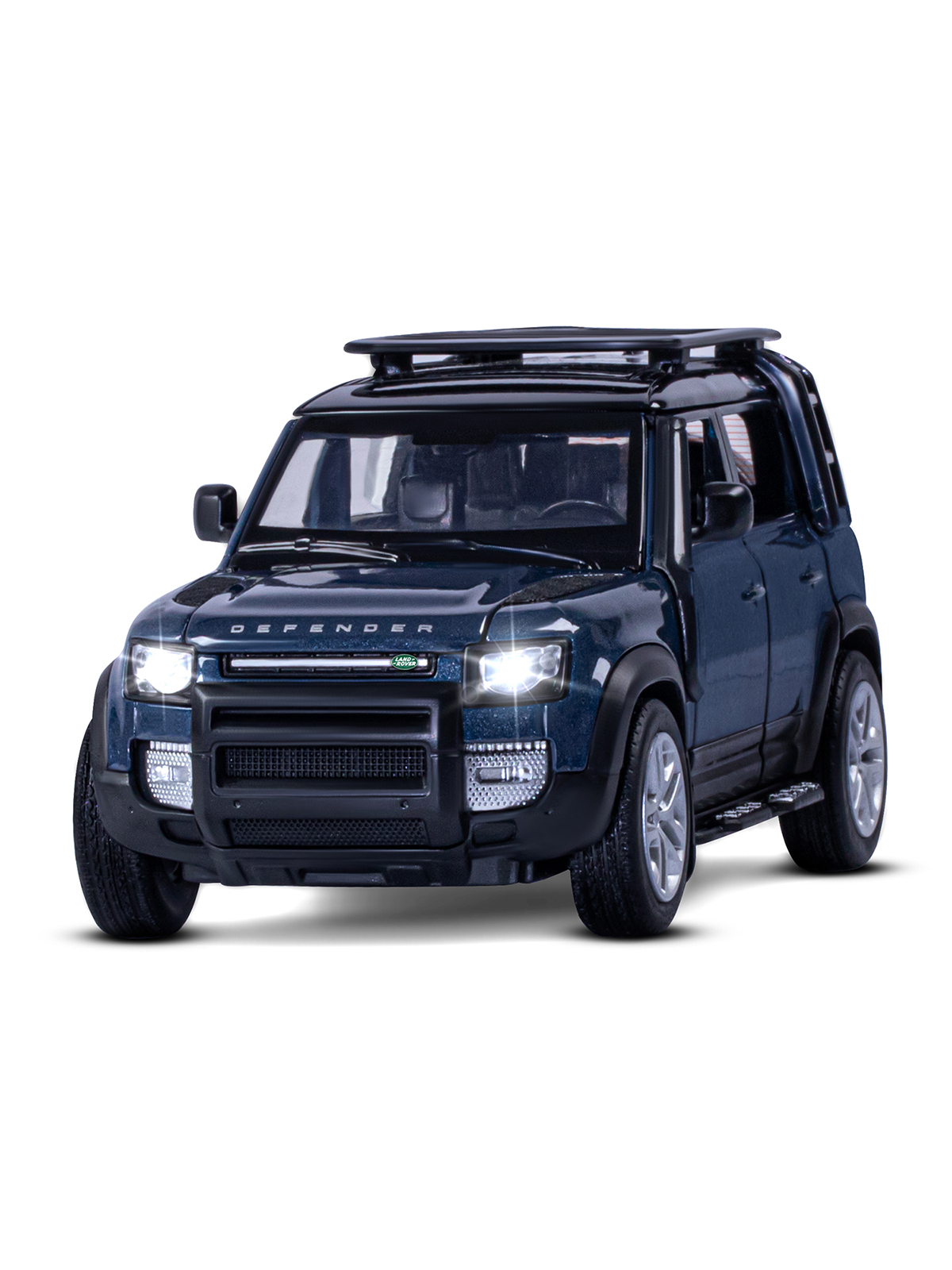 Внедорожник АВТОпанорама Land Rover Defender 110 1:32 JB1251752 - фото 18