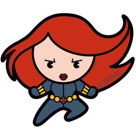 Значок Marvel Черная вдова