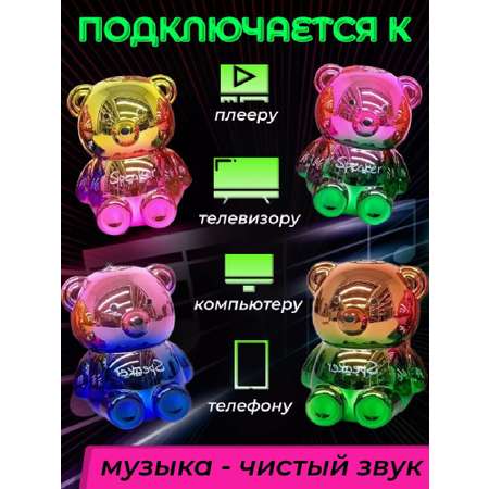 Колонка беспроводная CASTLELADY create bear-B1 8 watt