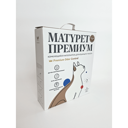 Наполнитель МЭТИПЕТ 6.4 л 4.5 кг комкующийся