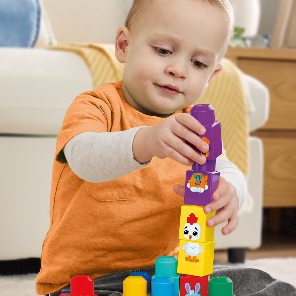 Конструктор Mega Bloks Build & Match Animal Tractor 30 дет. - фото 5