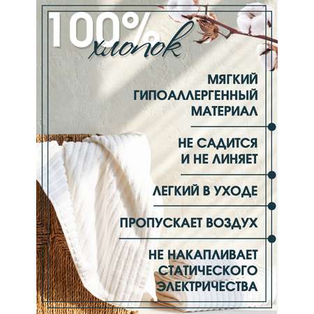 Полотенце Frutto Rosso Банное махровое белый 30*50