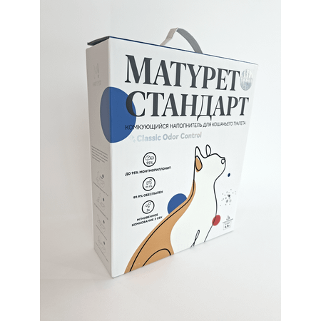 Наполнитель МЭТИПЕТ 6.4 л 4.5 кг комкующийся