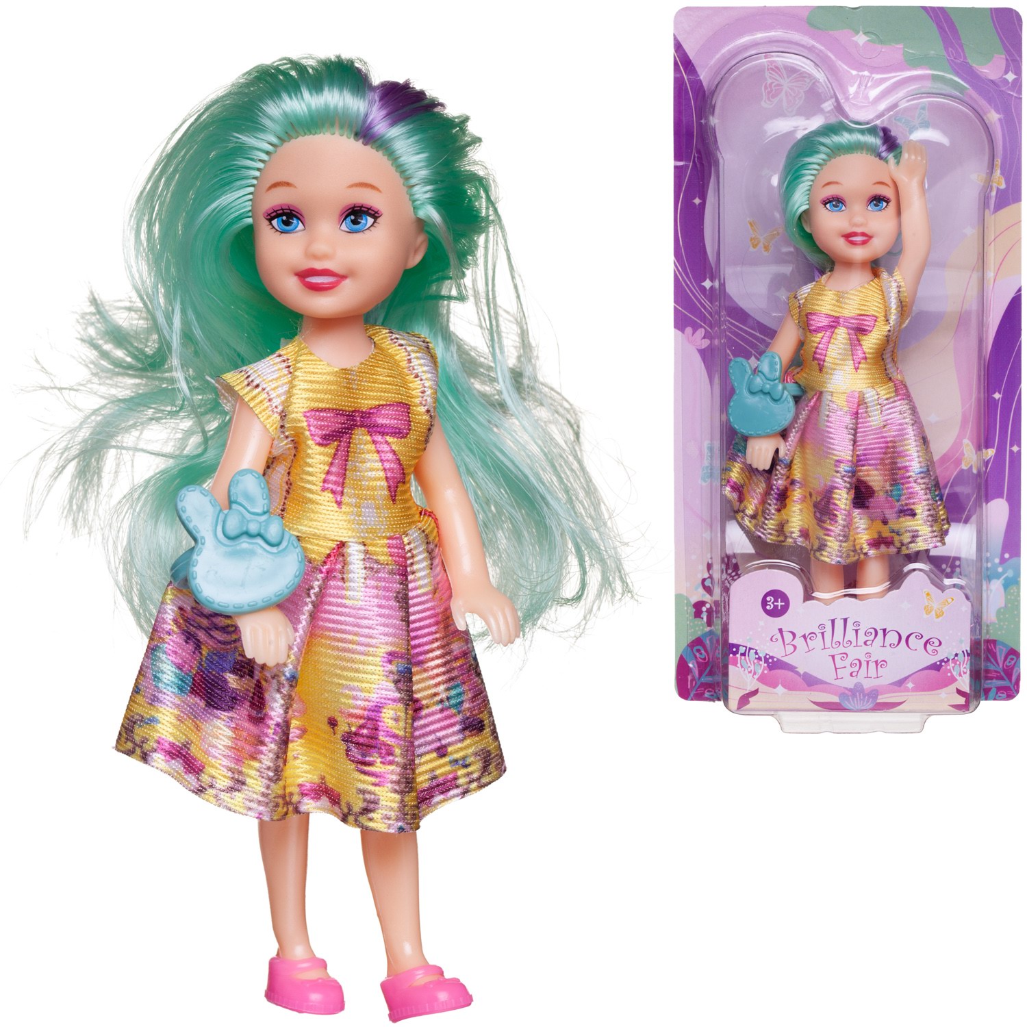 Кукла модельная Abtoys Brilliance Fair PT-01832/изумрудные - фото 2