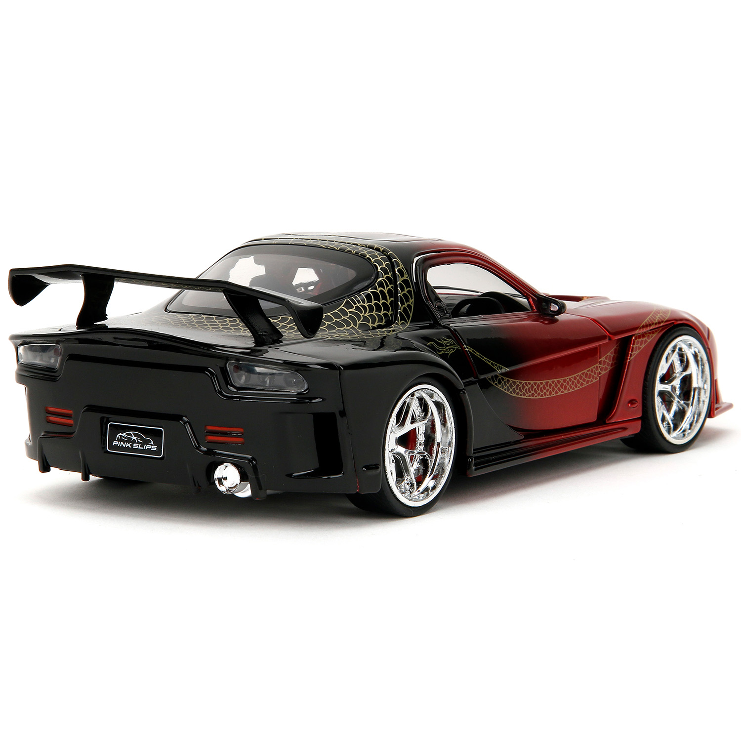 Автомобиль Jada Mazda RX-7 Widebody Pink Slips 1895 1:24 ТоуR370 - фото 5