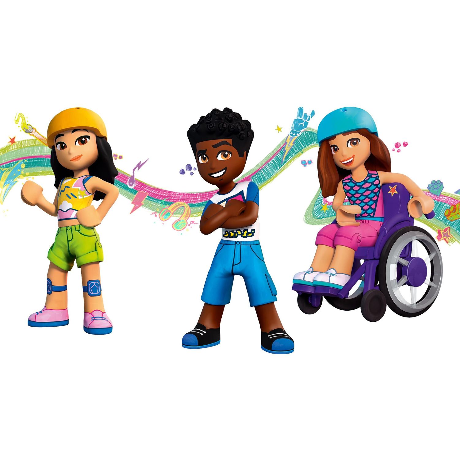 Конструктор LEGO Friends Скейт-парк 431 дет. - фото 8