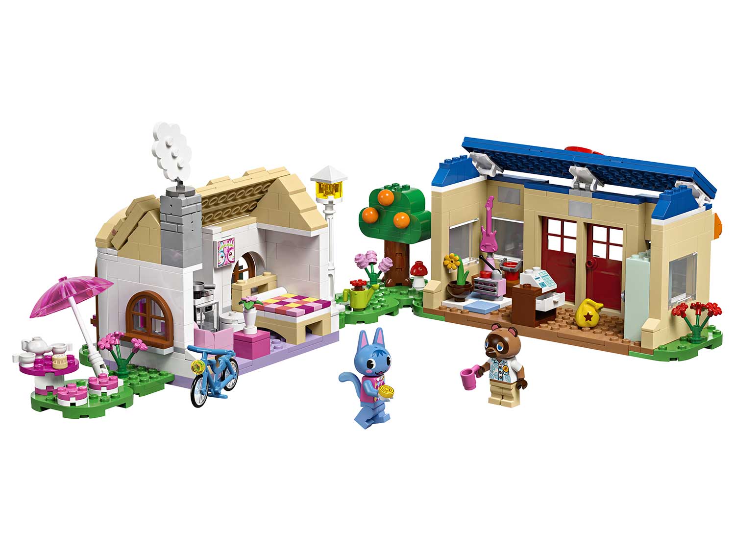 Конструктор LEGO Animal Crossing Уголок Нука и дом Рози 535 дет. - фото 4