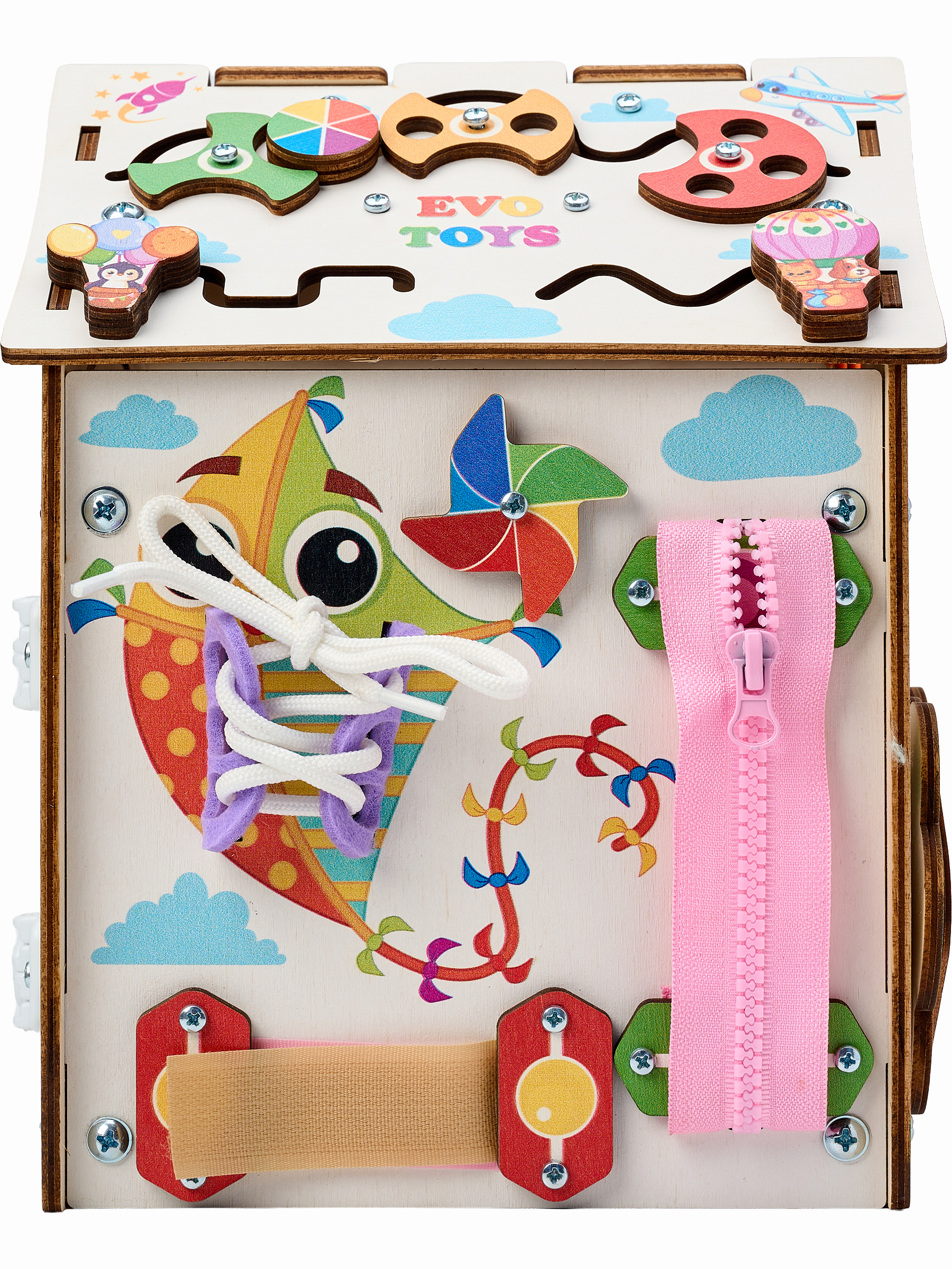 Игрушка Evotoys бизиборд Лапки мини - фото 27