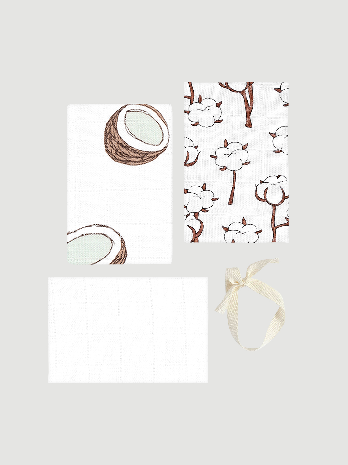 Изображение товара Салфетки муслиновые Mjölk Леопард/Глазки 23x23 см, набор 3 шт Изображение товара Салфетки муслиновые Mjölk Леопард/Глазки 23x23 см, набор 3 шт