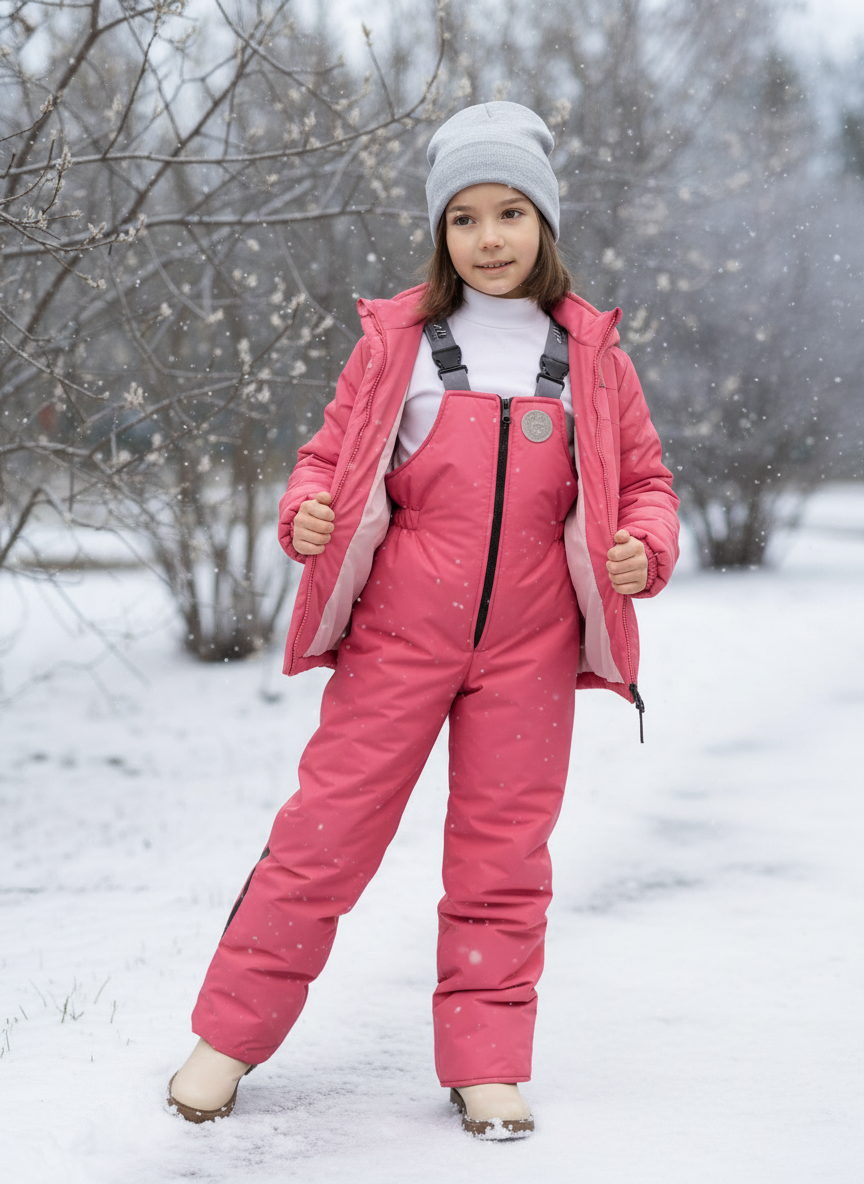 Полукомбинезон Arctic kids 60-015 розовый - фото 4