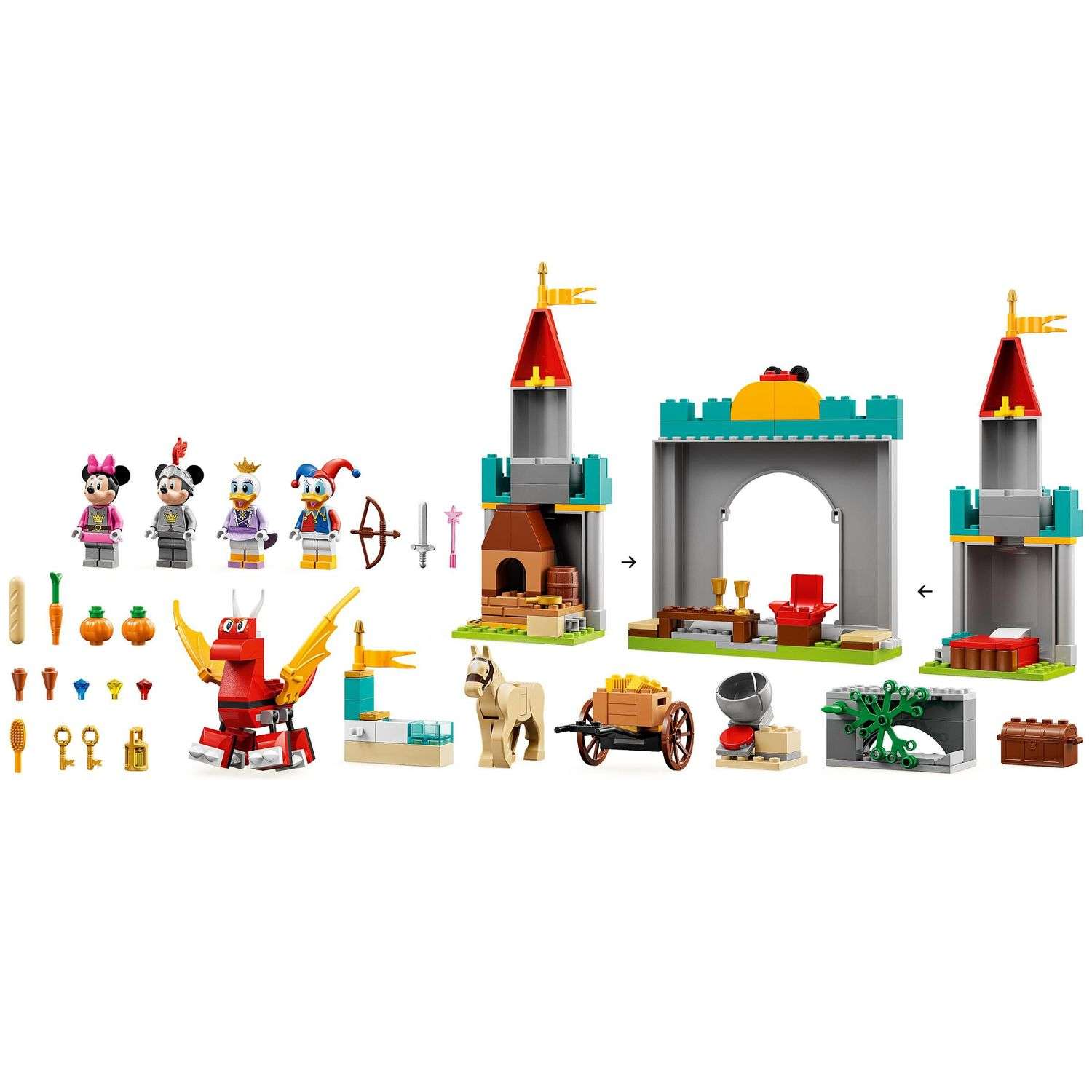 Конструктор LEGO Mickey and Friends Микки защитники замка 215 дет. - фото 3