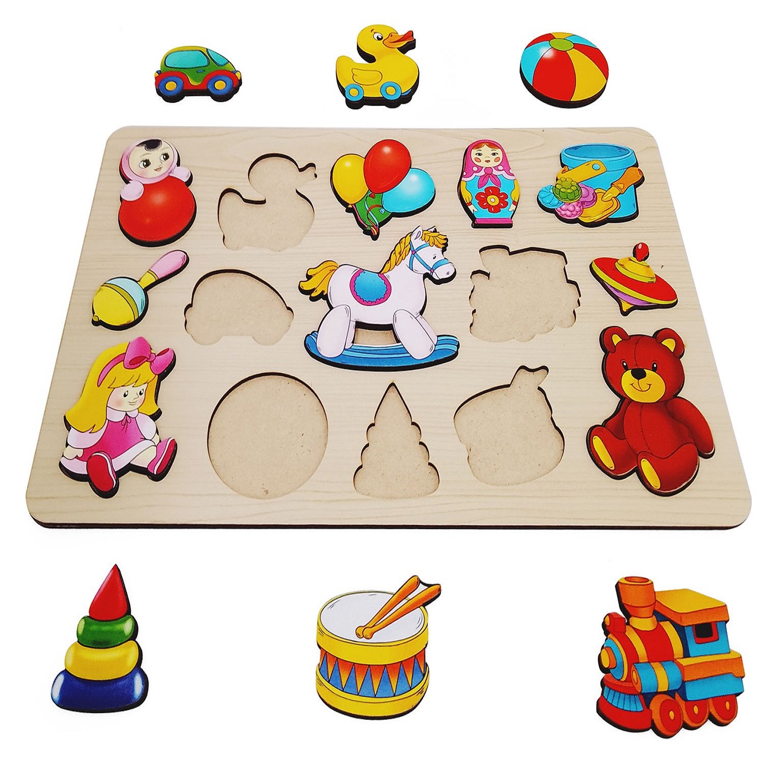 Игрушка Нескучные игры пазл Монтессори Игрушки - фото 3