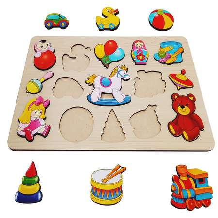 Игрушка Нескучные игры пазл Монтессори Игрушки