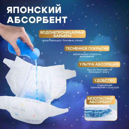 Подгузники Little Art (до 5кг) 72 шт.