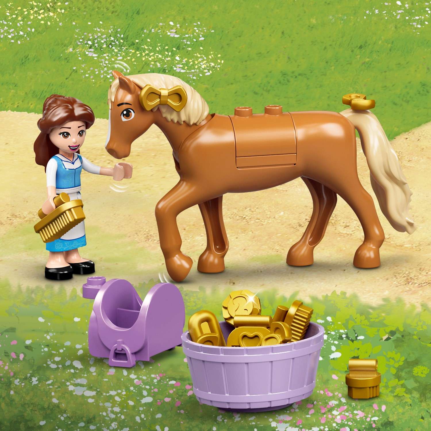Конструктор LEGO Disney Princess Конюшня Белль и Рапунцель 239 дет. - фото 11