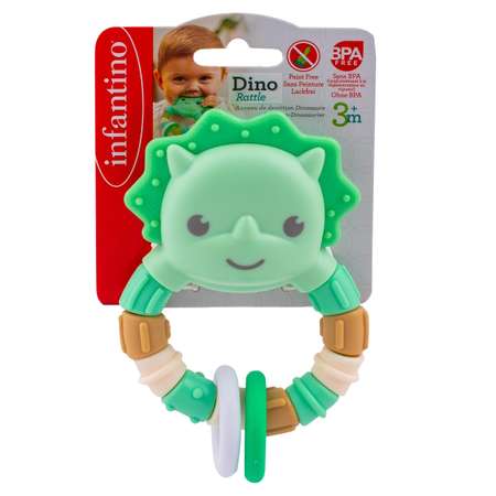 Игрушка INFANTINO погремушка Динозаврик