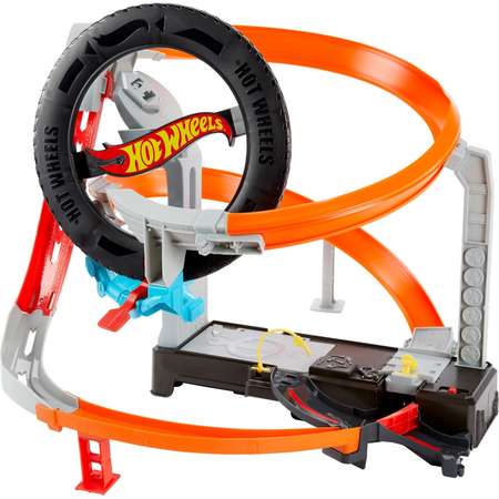 Трек Hot Wheels Шиномонтажная мастерская с пусковой установкой