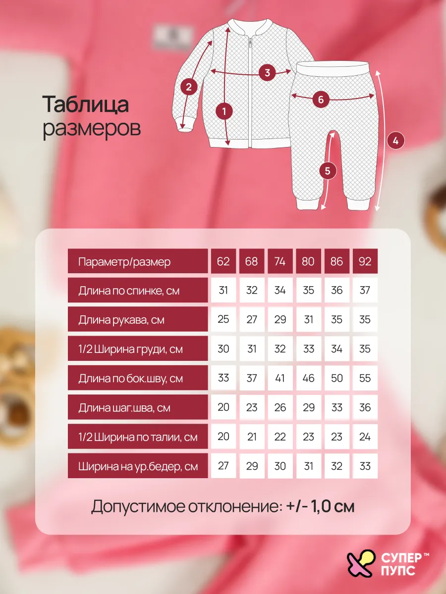 Костюм Супер Пупс Мод4н/розовый - фото 13