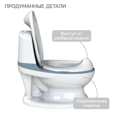 Горшок-унитаз туалетный Babyton Cozy Potty blue