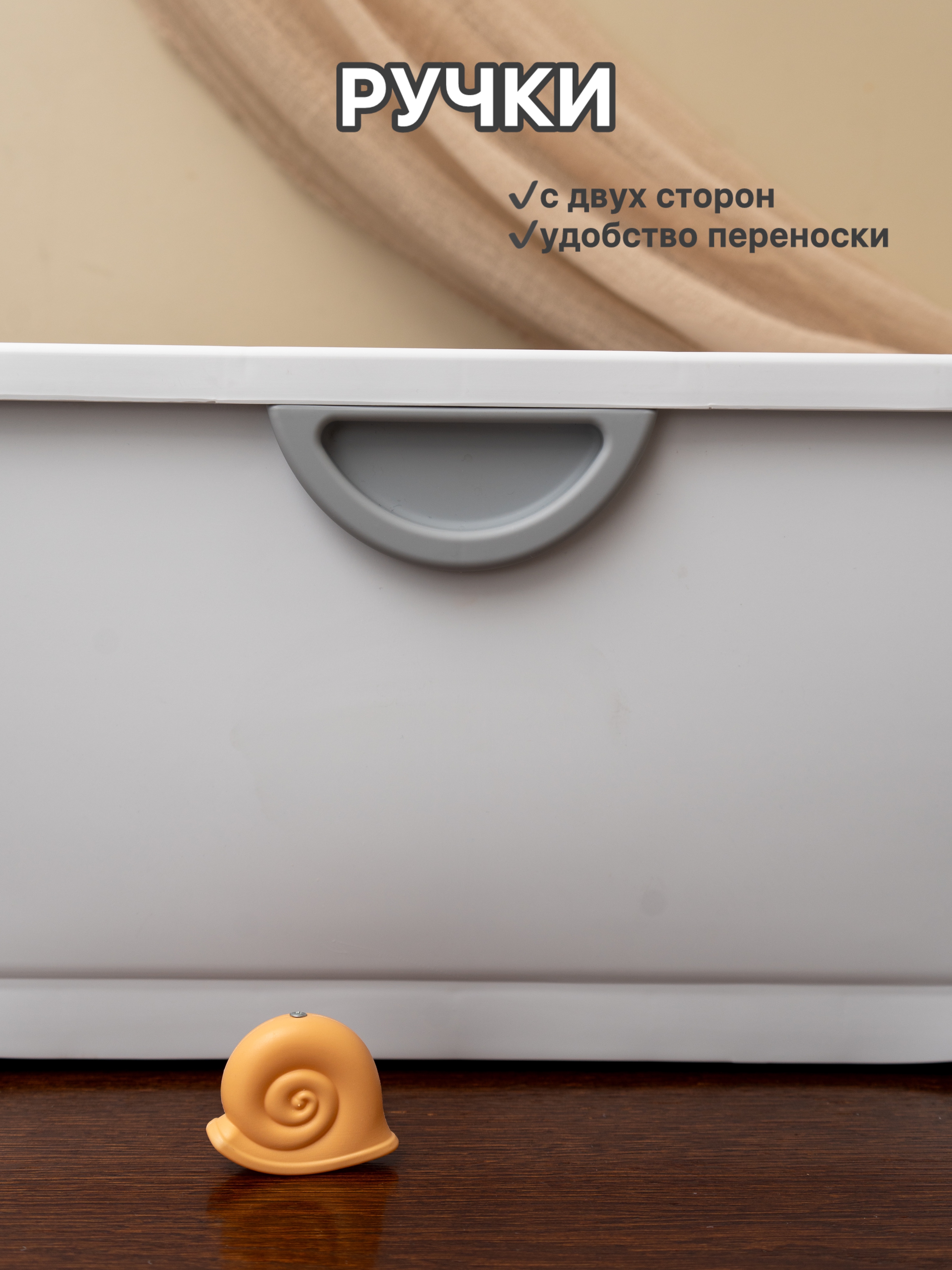 Ванночка NORVE складная серый - фото 4