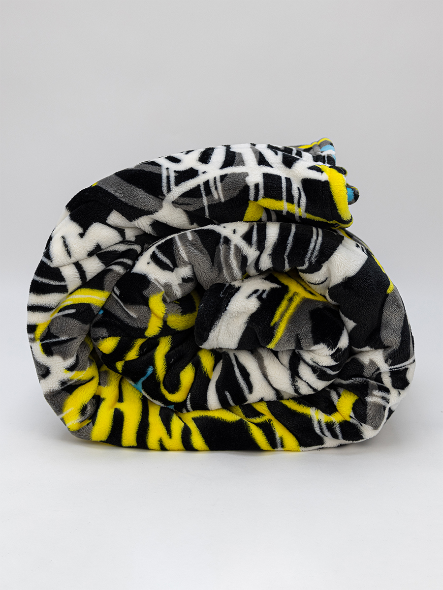 Покрывало BRAVO Граффити 150 x 200 см велсофт - фото 5