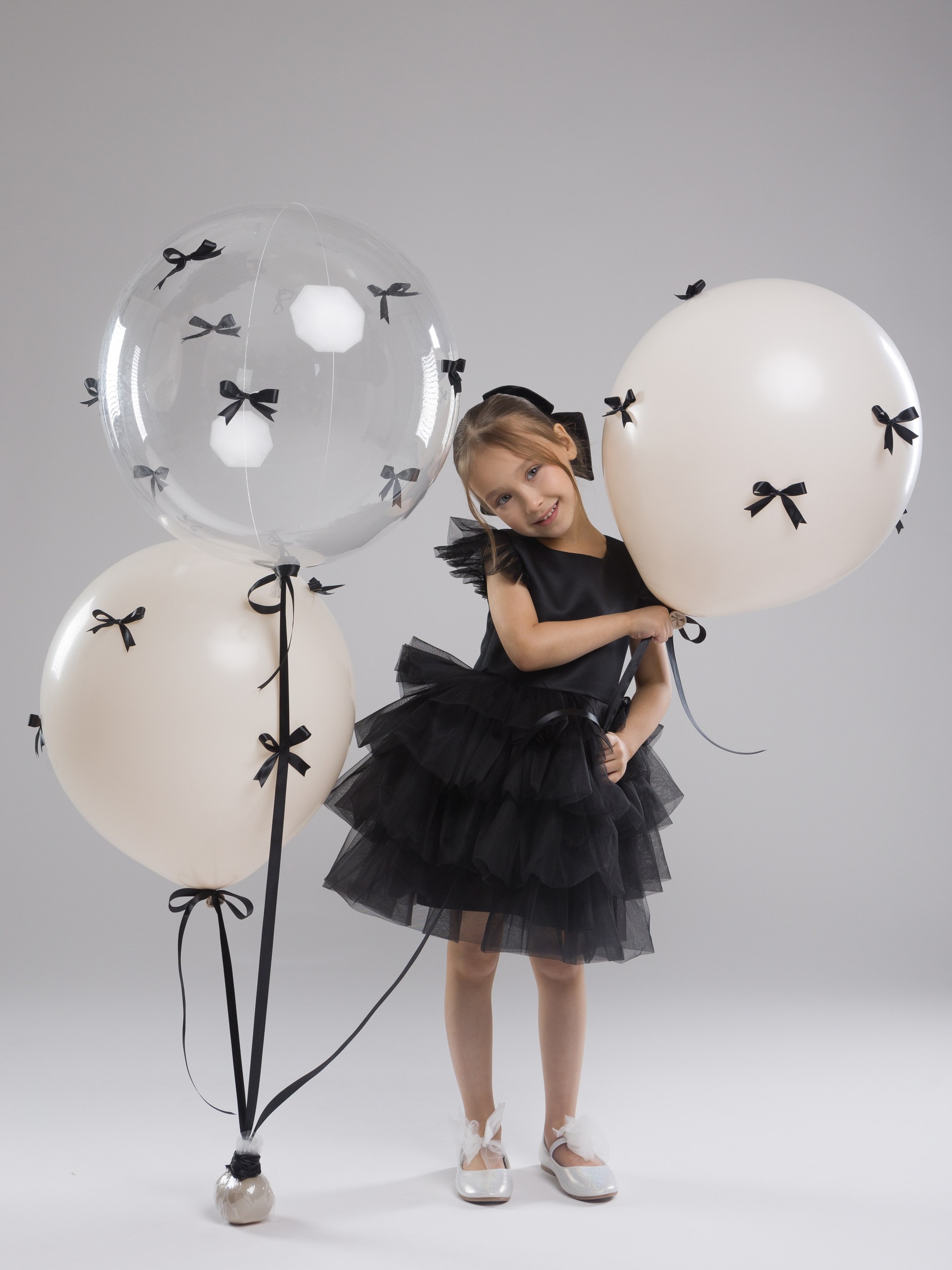 Платье LELUkids 1231.24_зефирка_черный - фото 9