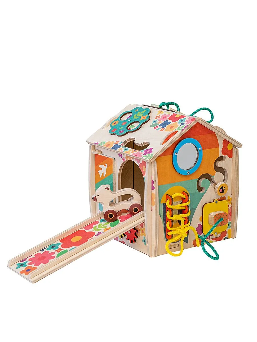 Игрушка Mag Wood бизиборд Цветочная Поляна - фото 11