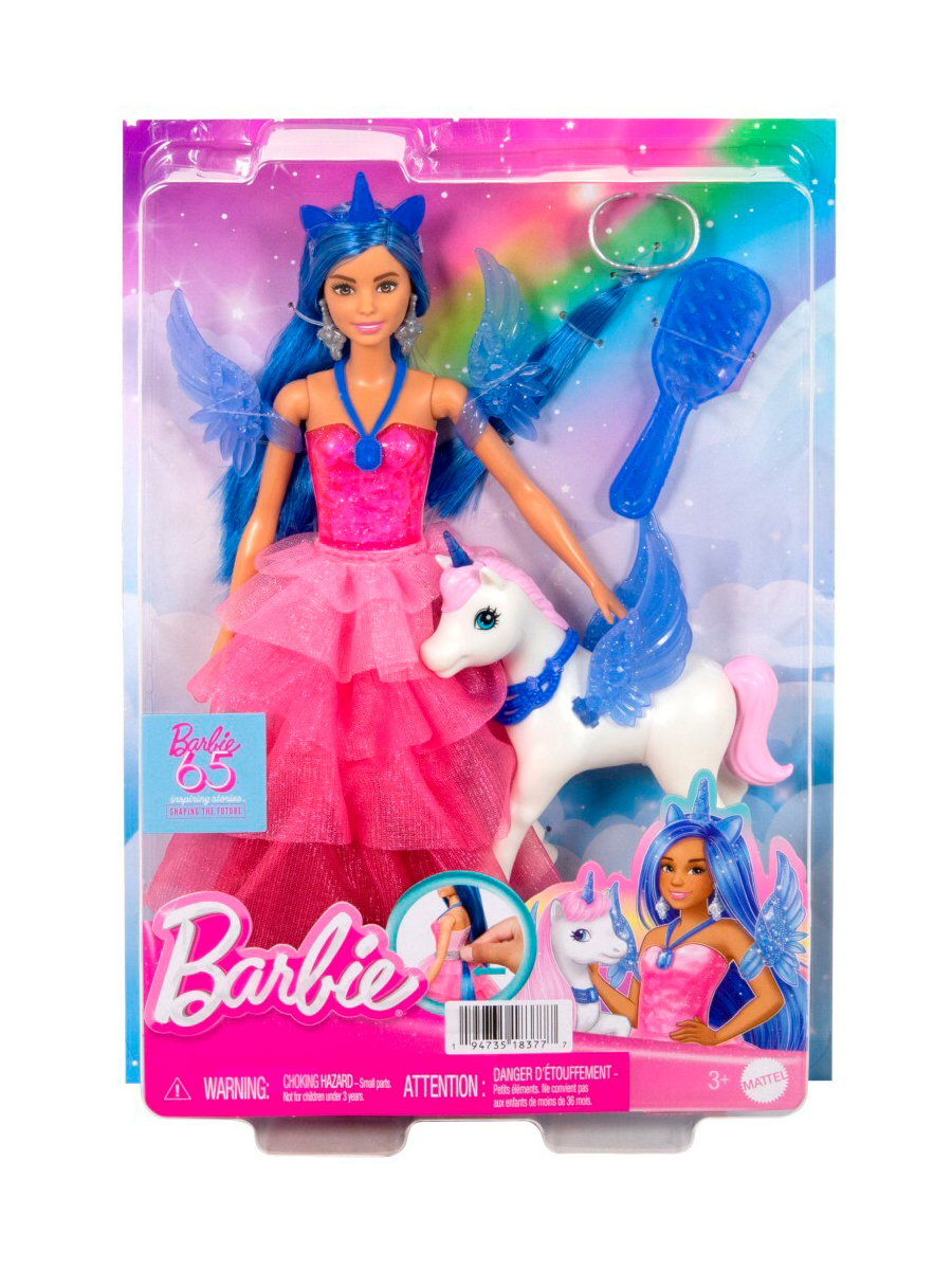Изображение товара Кукла модельная Barbie Единорог HRR16