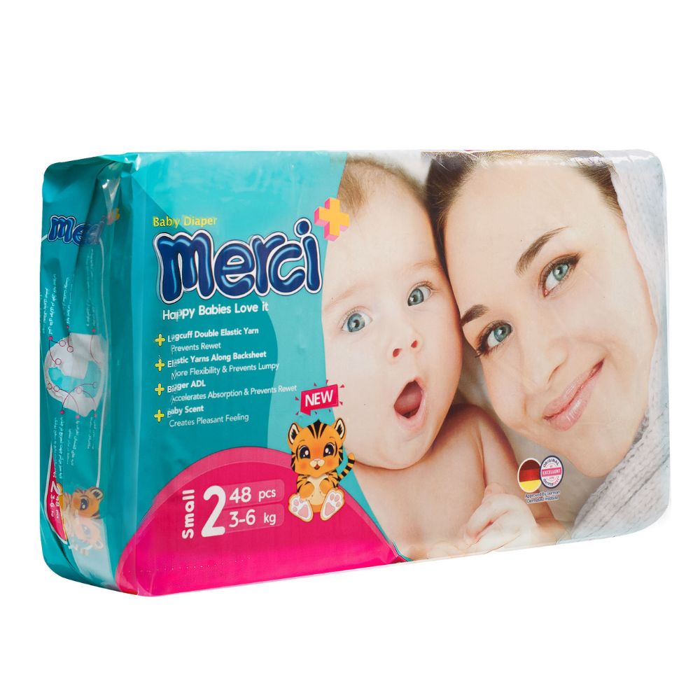 Подгузники Merci 2 48 шт. - фото 3