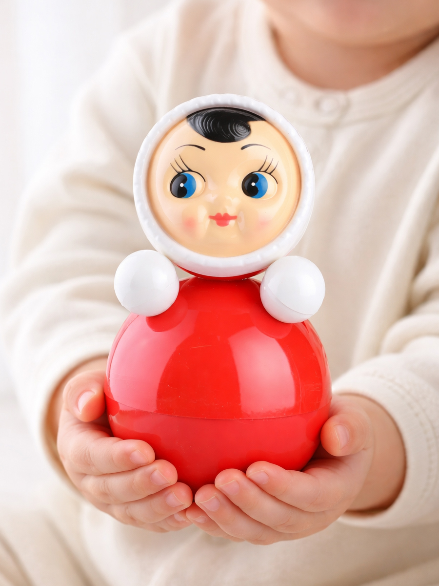 Игрушка неваляшка Маша средняя Эко - фото 3