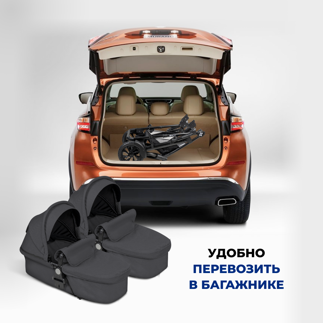 Коляска трансформер Farfello Silva Duo - фото 13