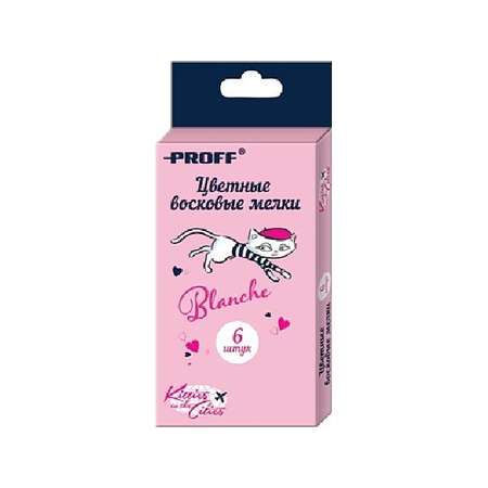 Восковые мелки Proff 6 шт.