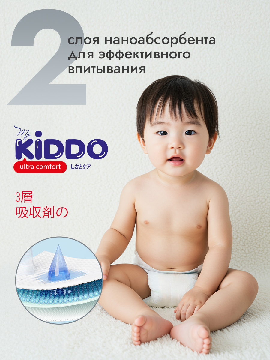 Трусики Kiddo XL (12-20 кг) 50 шт. - фото 9