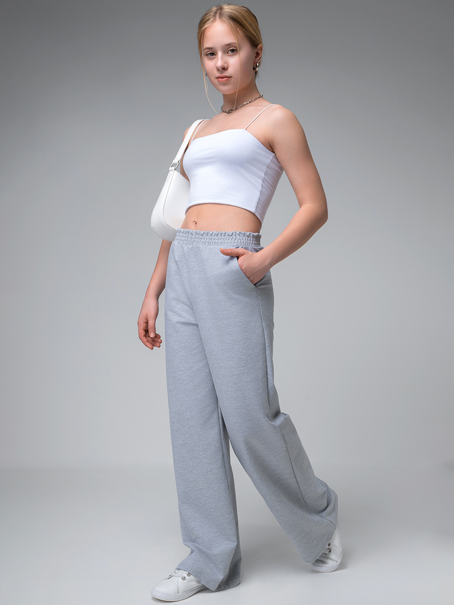 Брюки HappyFox HF070SPсерыймеланж - фото 9