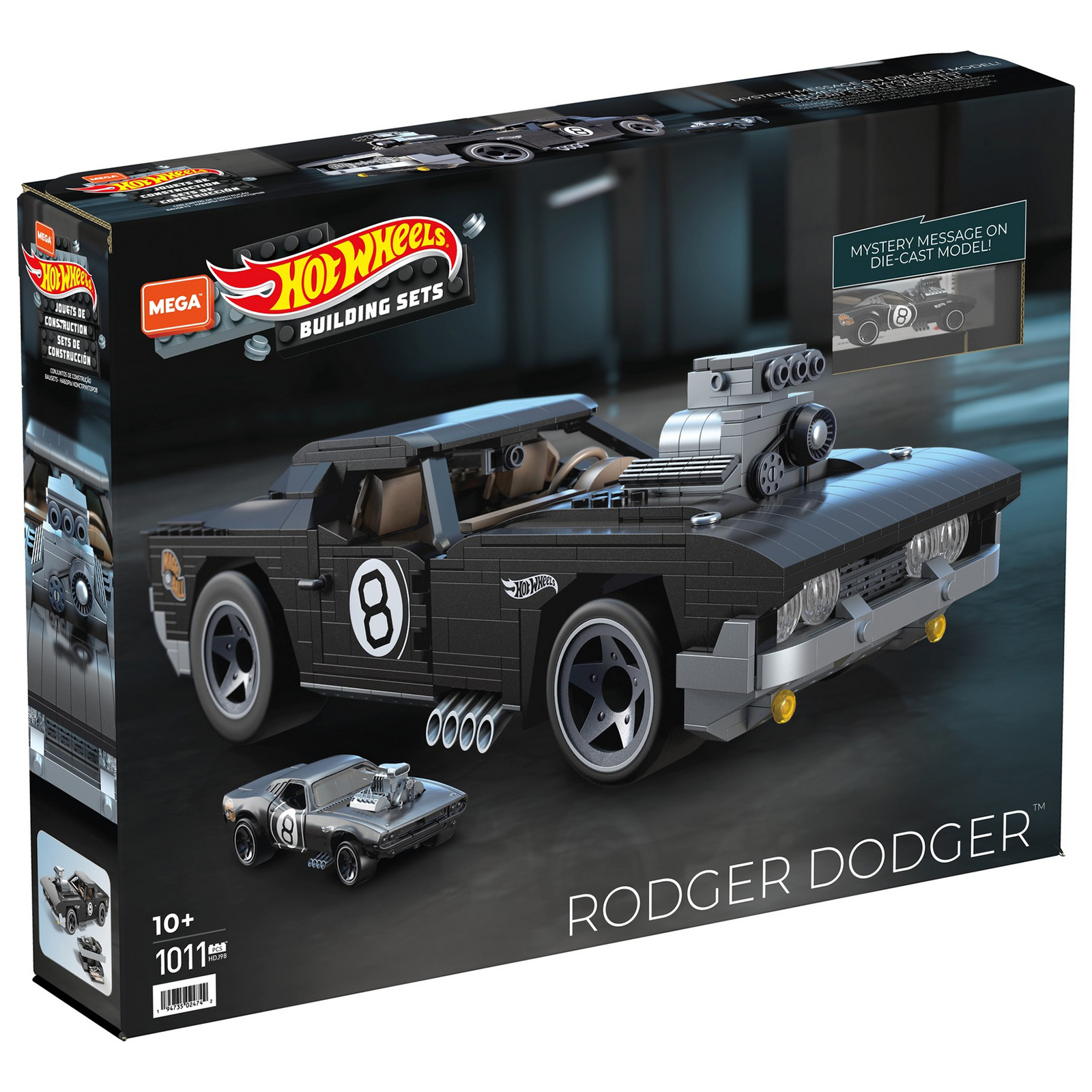 Конструктор Mega Construx Hot Wheels Роджер Доджер - фото 3